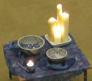Bowls and candles