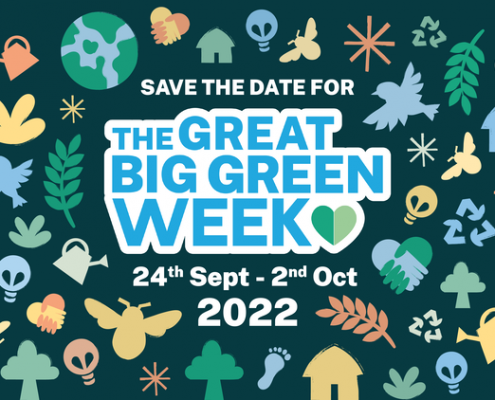 Image to promote the Great Big Green Weekend from 24 September to 2 October