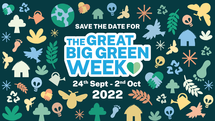 Image to promote the Great Big Green Weekend from 24 September to 2 October